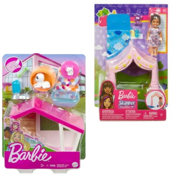 BARBIE MINI Playset Bundle - Picture 1 of 7
